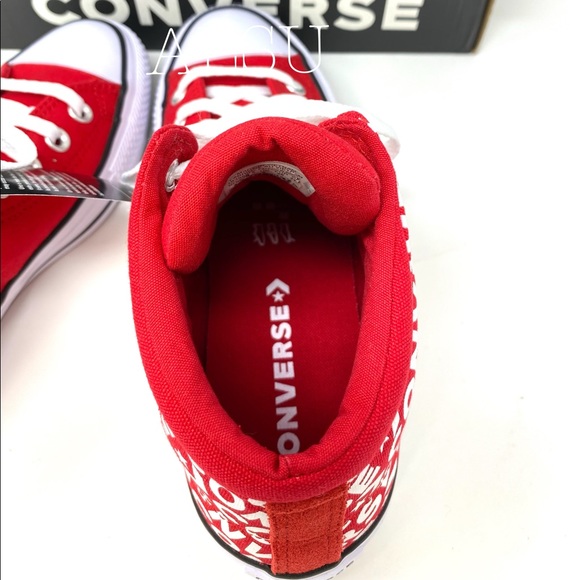 Converse Ctas High Street High Top Red W AUTHENTIC - Picture 7 of 8